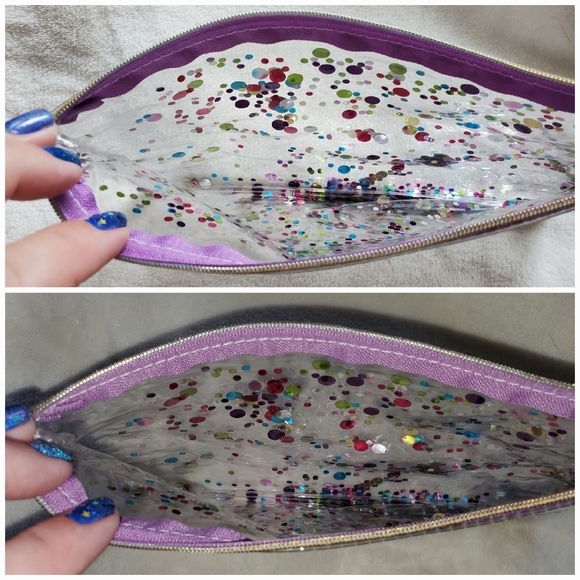 NEW Real Techniques Shimmer & Shine Makeup Brush Bag Pouch Travel - Picture 6 of 12